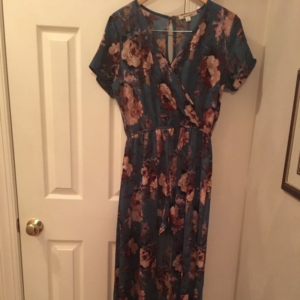 Romper with an attached overskirt - Picture 8 of 10